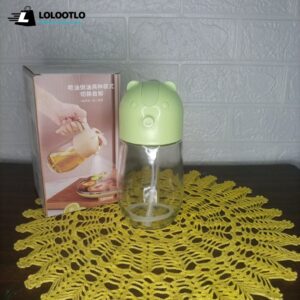 New Cute 2 in 1 Oil Spray Bottle Dispenser 580ml