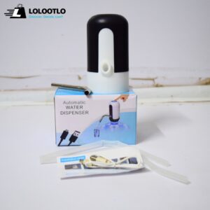 BPA-Free Rechargeable Electric Water Pump Dispenser, USB Wireless Water Bottle Pump