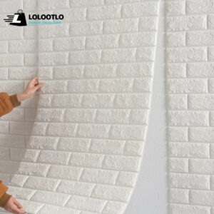 Self-Adhesive Wall Brick Sheet (2.3x2.5 Feet), WaterProof Wall Sticker, Wallpaper, Home Decor